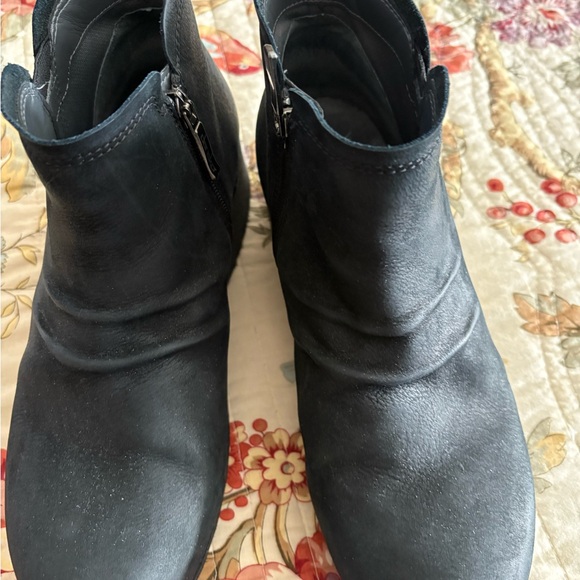 Dansko Black Ankle Booties with Zipper - Picture 5 of 5